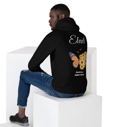 Premium hoody with butterfly design