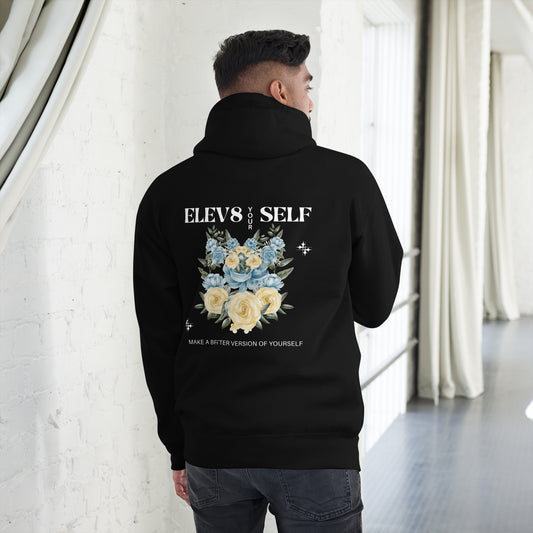 Premium hoody with floral design