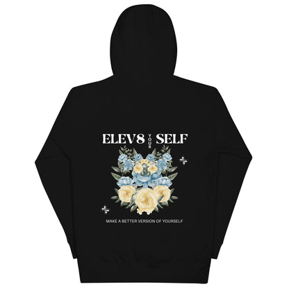 Premium hoody with floral design