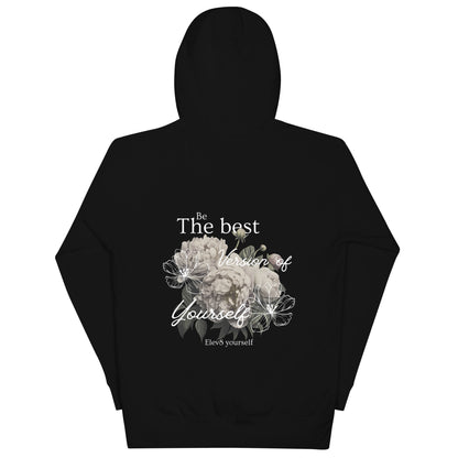 Premium hoody with floral design