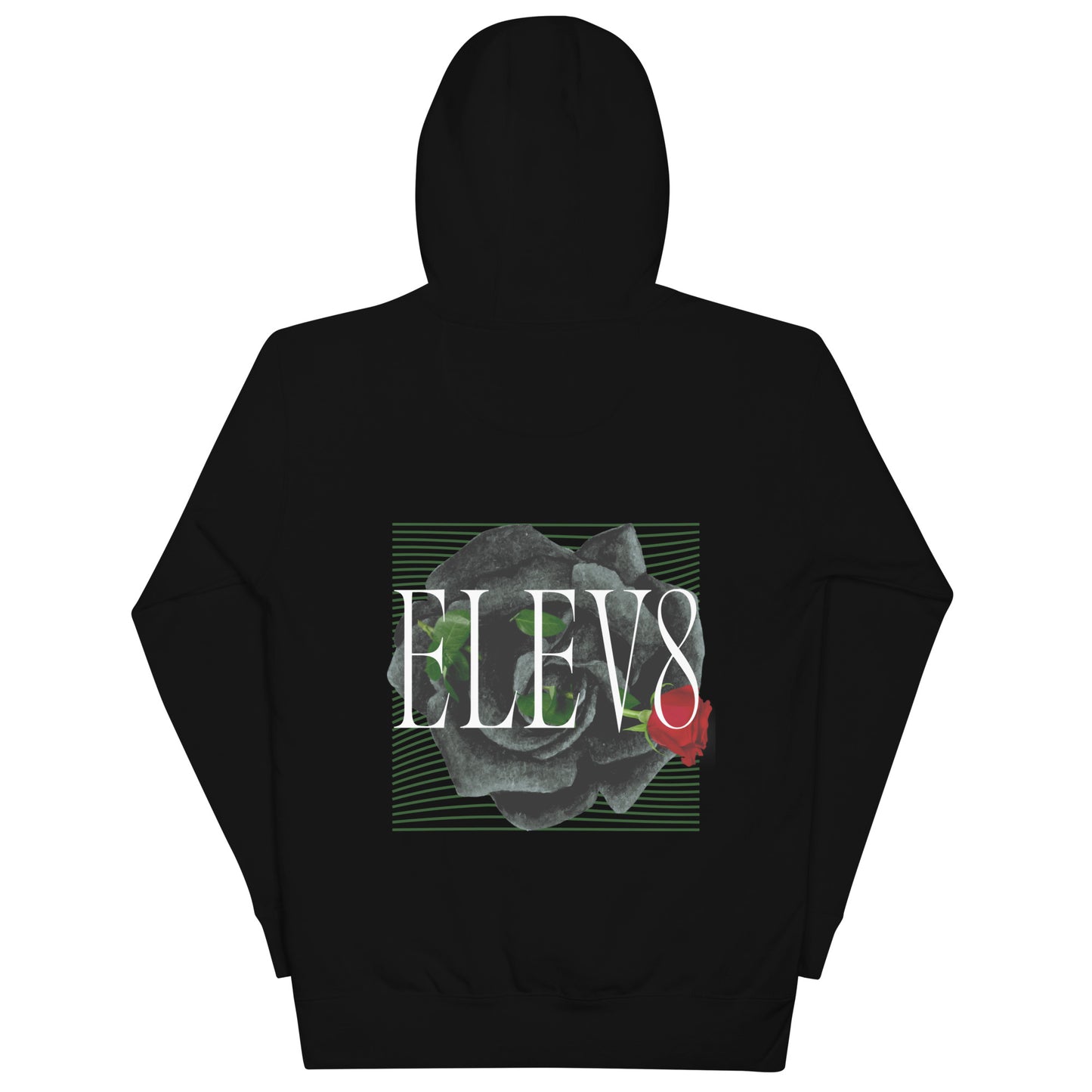 Premium hoody with floral design