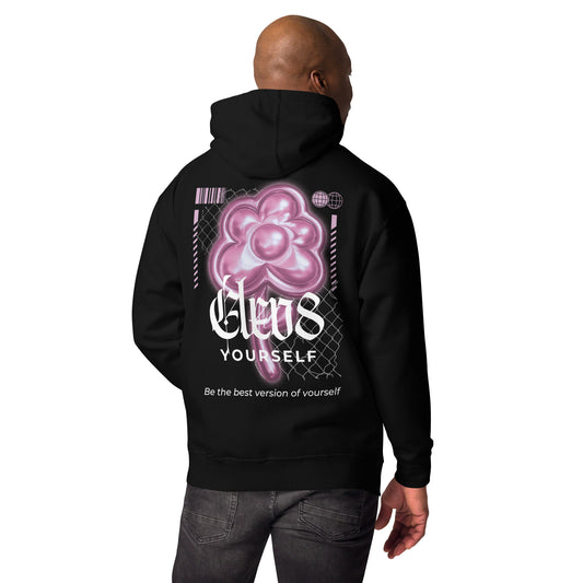 Premium hoody with floral design