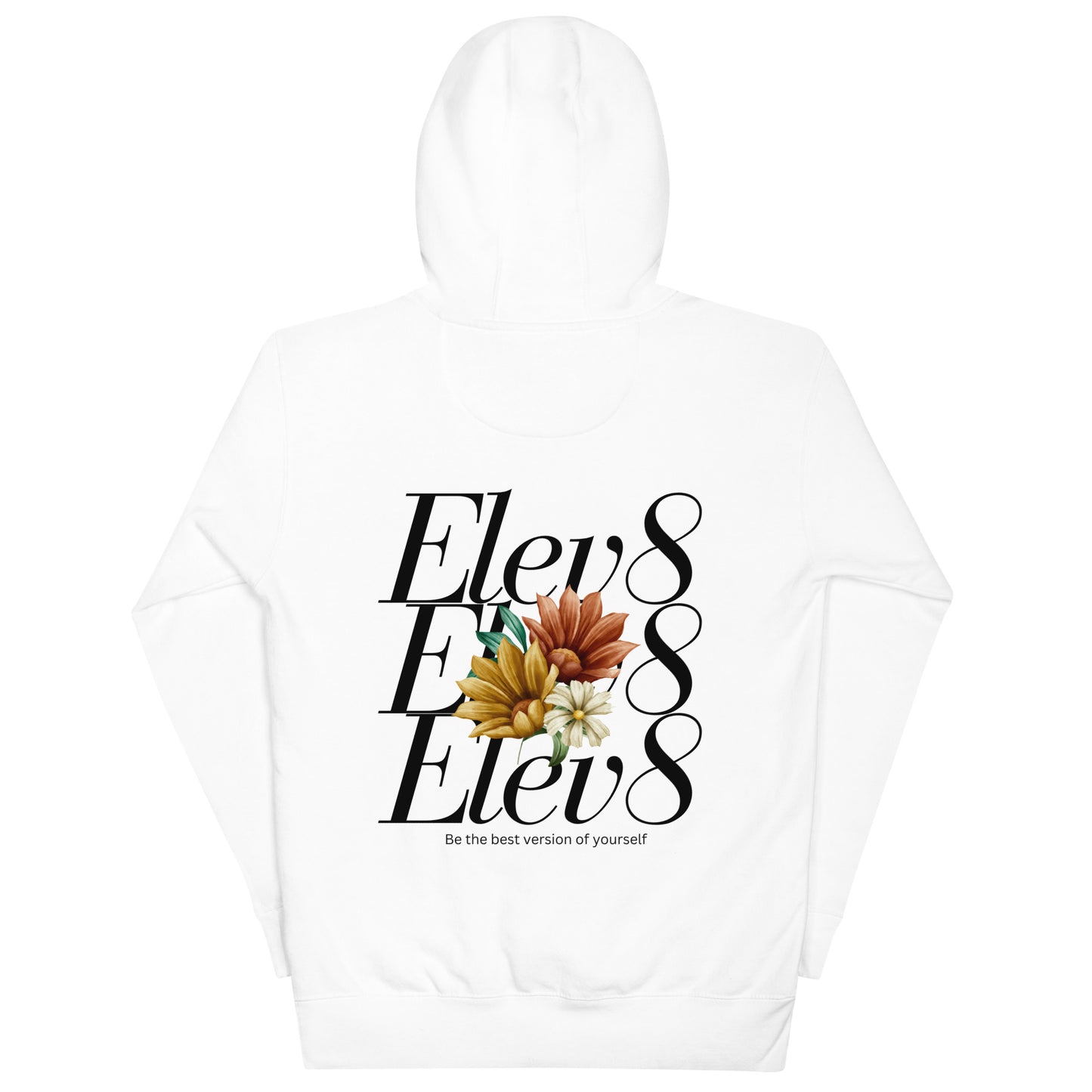 Premium hoody with floral design