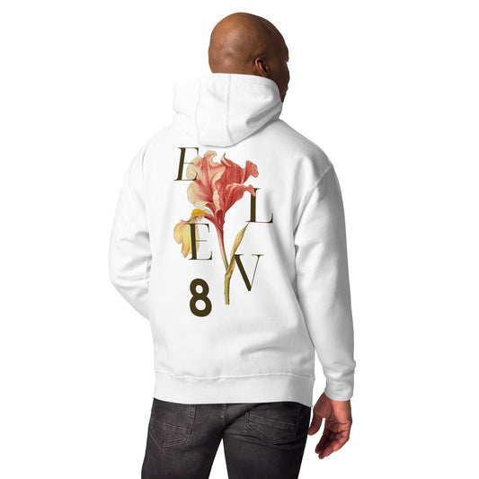 Premium hoody with floral design